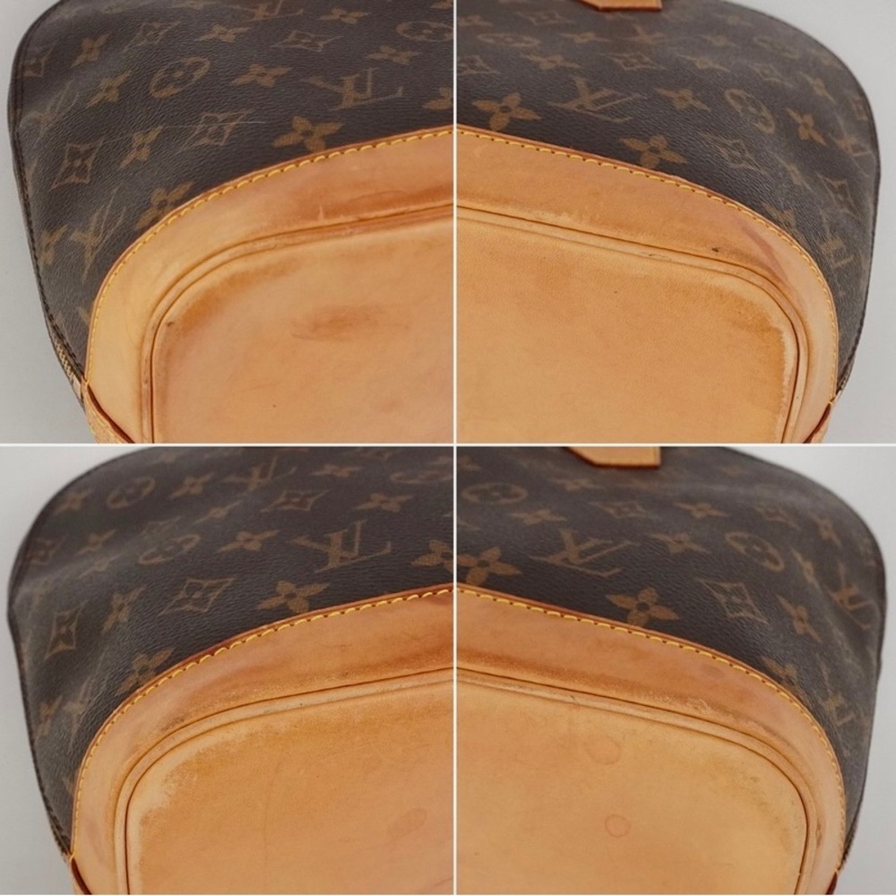 Louis Vuitton Monogram Alma Handbag - Brown & Tan Leather - Picture 16 of 16